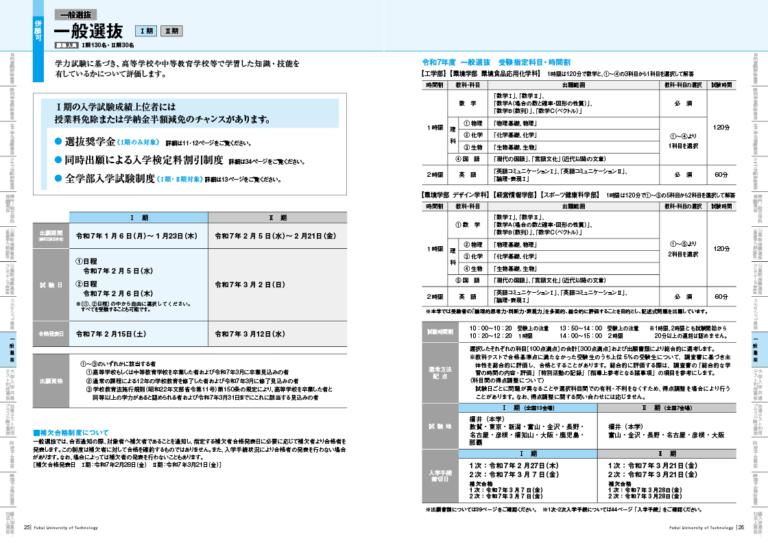 2025年度入学試験要項