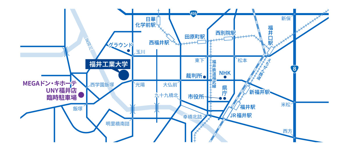 駐車場のご案内マップ